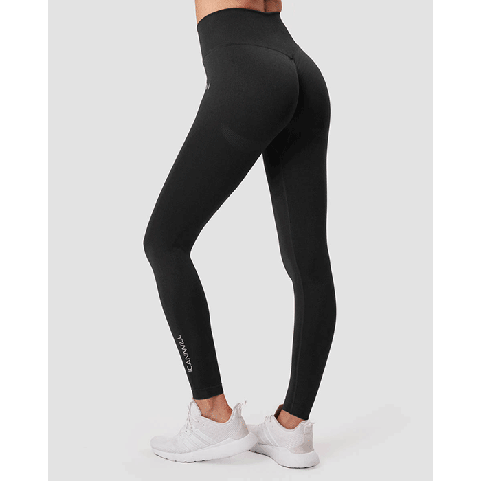 Bild av Scrunch Seamless Tights, Black
