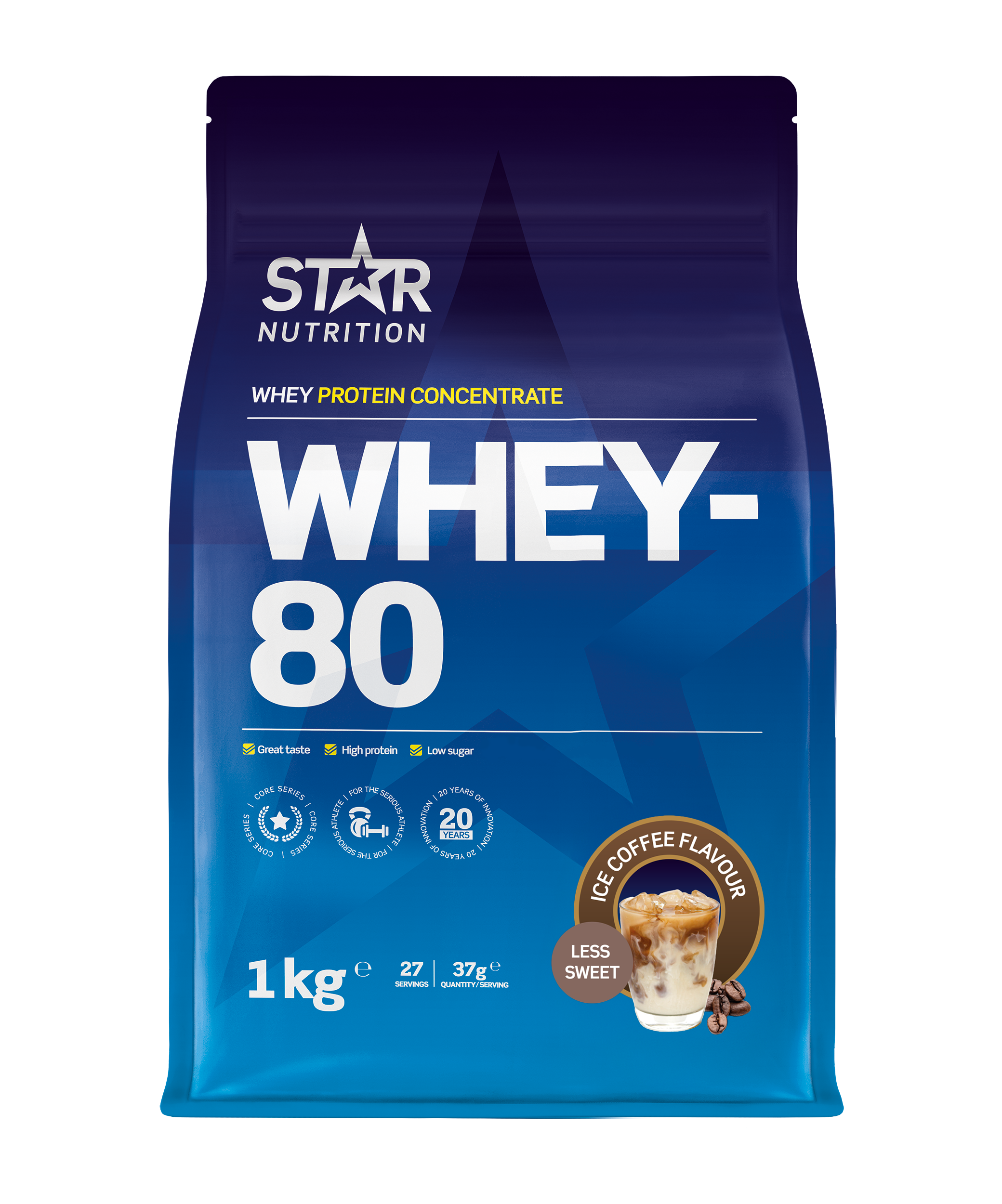 Whey-80 Vassleprotein 1 kg
