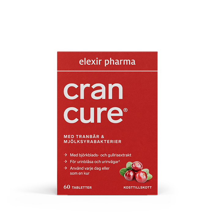 Cran Cure® Tranbär + Mjölksyrabakterier 60 tabletter