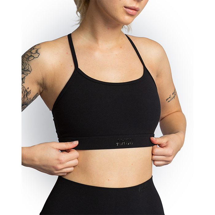 Awco Studio Light Sports Bra Matte Black