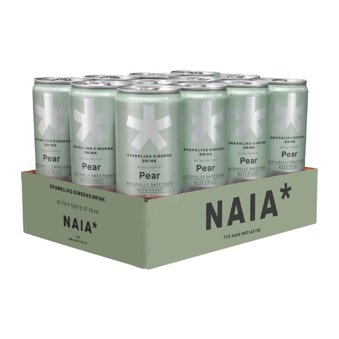 12 x NAIA Ginseng Energy Drink, 330 ml