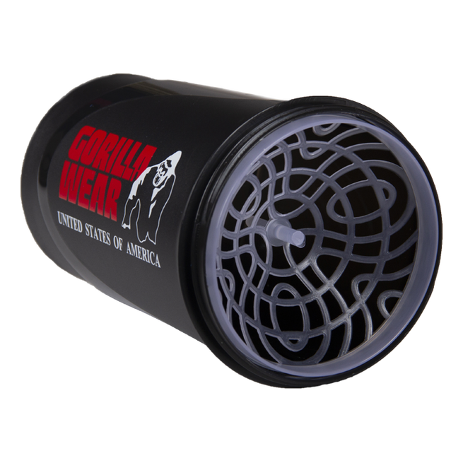 Gorilla Wear Wave Shaker Svart/R&ouml;d 600 ml