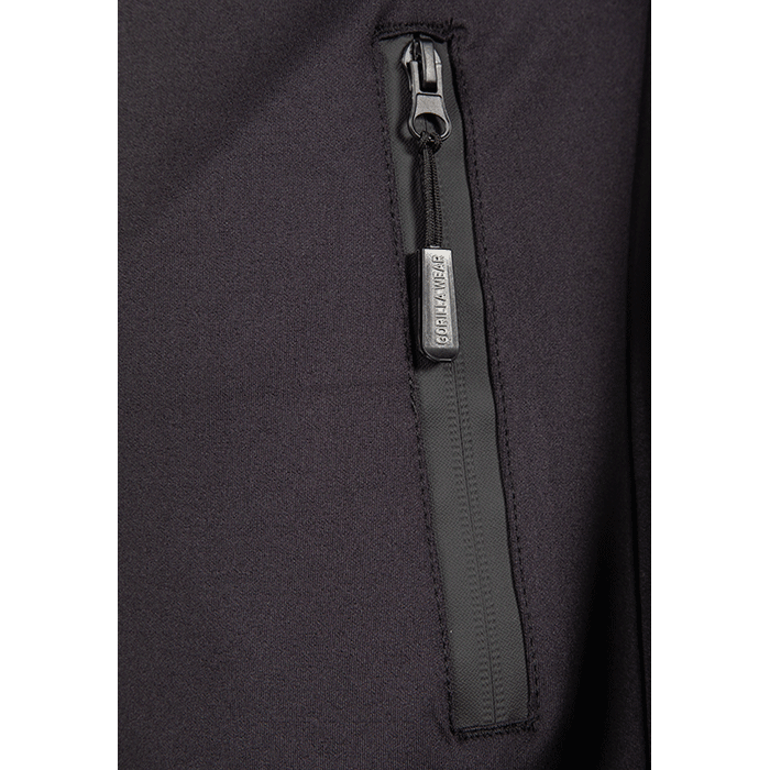 Wenden Track Jacket, Black/Gold