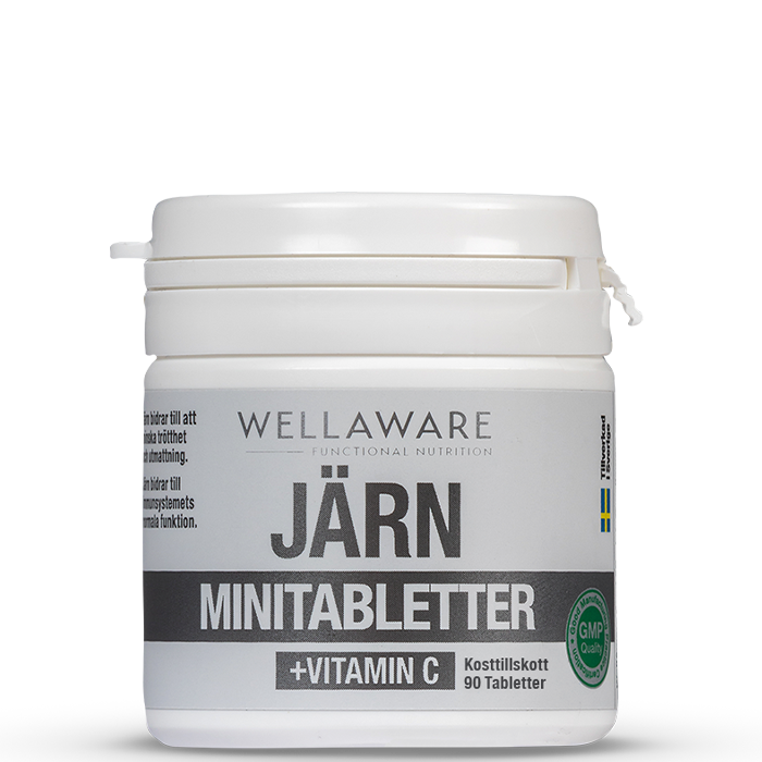 WellAware Järn och Vitamin C 90 Minitabletter