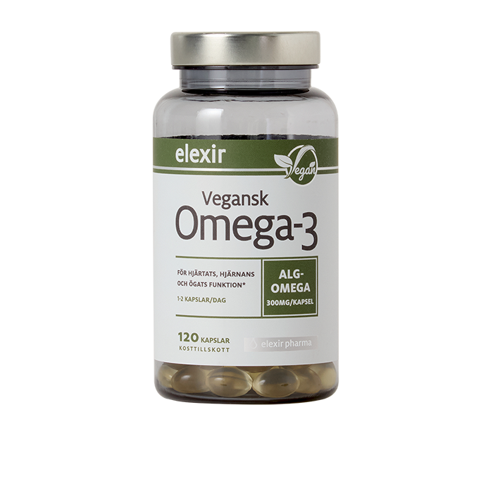 Vegansk Omega-3 120 kapslar