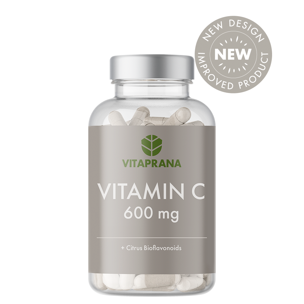 Vitamin C  600 mg + Bioflavonoids, 100 kaps