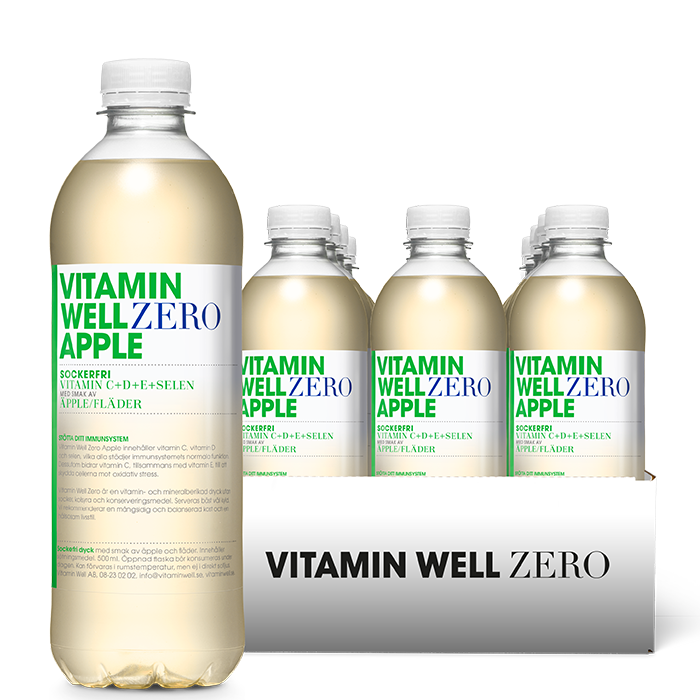 12 x Vitamin Well Zero 500 ml