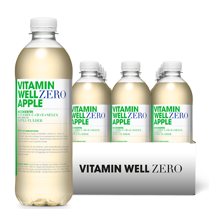 12 x Vitamin Well Zero, 500 ml 9062
