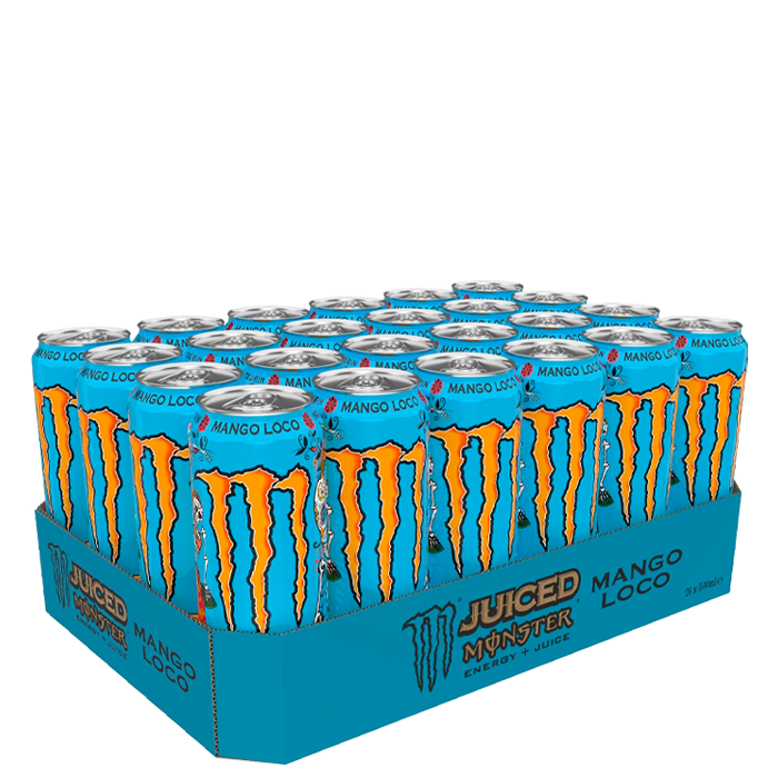 Läs mer om 24 x Monster Energy, 50 cl, Juiced Mango Loco