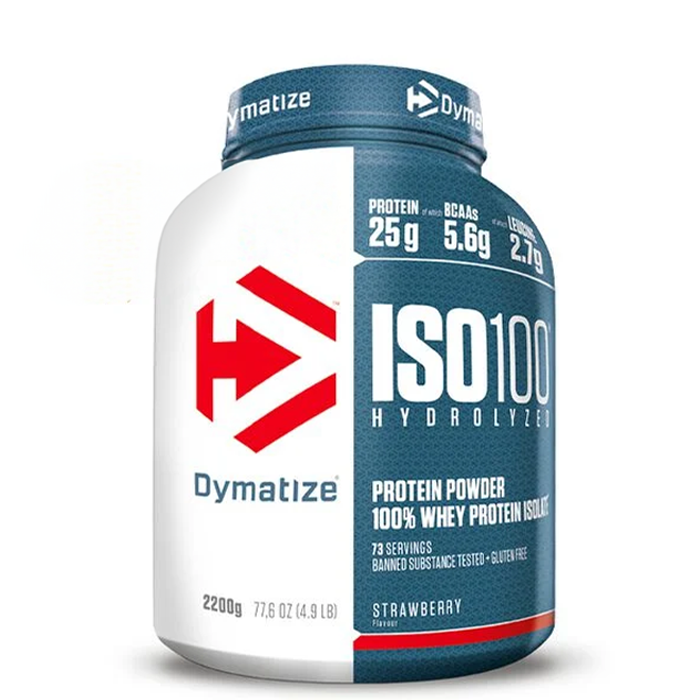 Iso-100 Vassleproteinisolat 2,2 kg strawberry