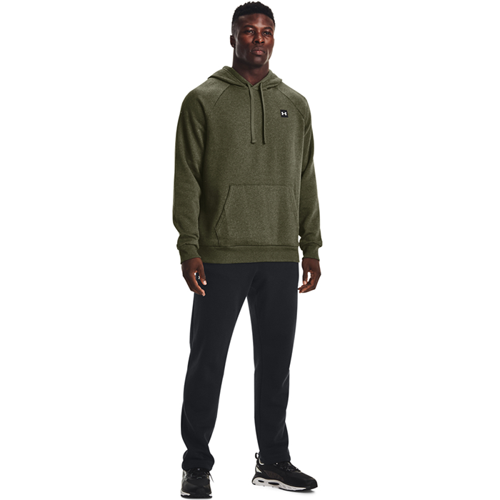 UA Rival Fleece Hoodie, Marine Od Green