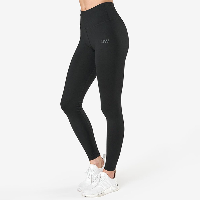 Classic High Waist Tights,Black