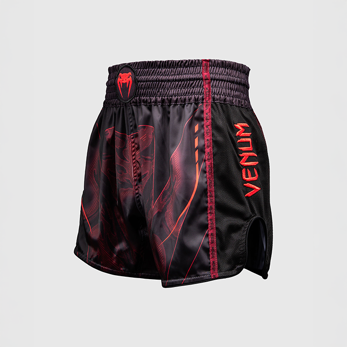 Venum Spectre Muay Thai Shorts Svart R&ouml;d