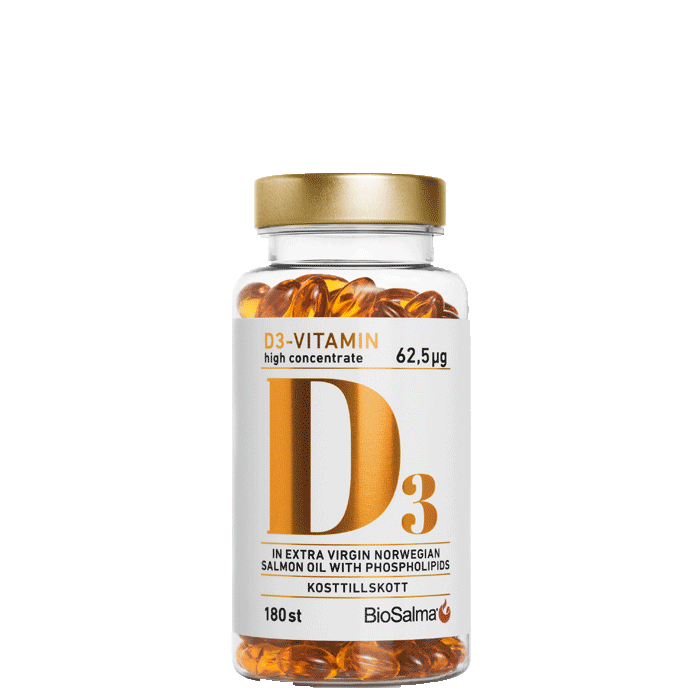 D3-vitamin Laxolja 180 kapslar