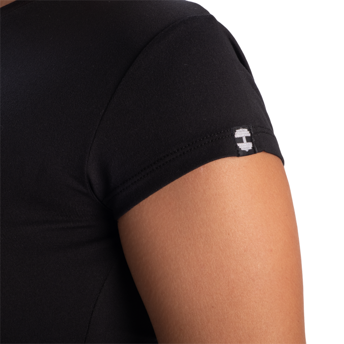 Tapered T‑Shirt Svart