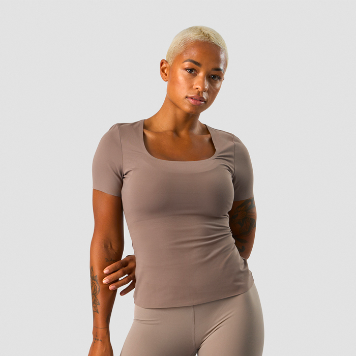 Läs mer om Nimble Soft T-shirt, Dusty Brown