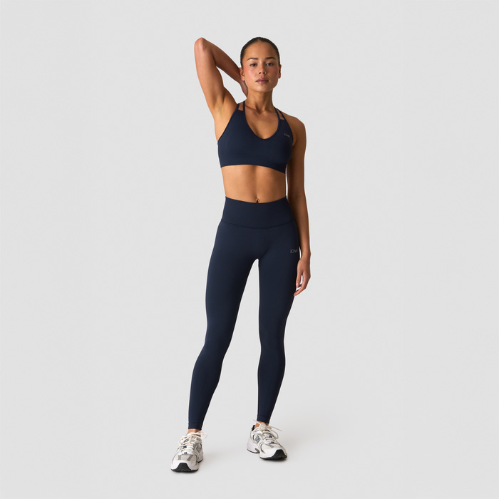 Define Seamless V-ringad Sport-bh M&ouml;rkbl&aring;
