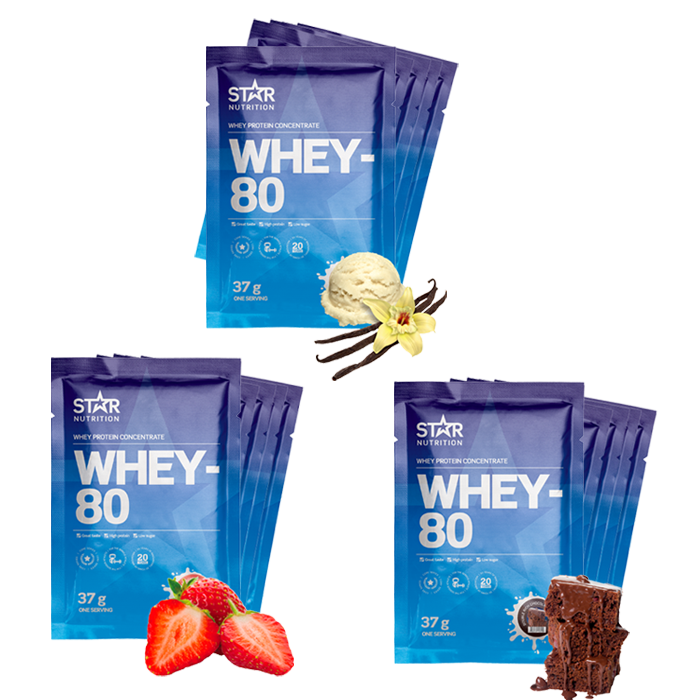 Star Nutrition 15 x Whey-80 One Serving 37 g