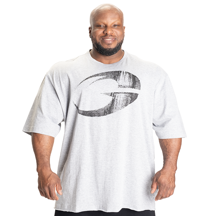 Pump Cover Iron Tee,Light Grey Melange