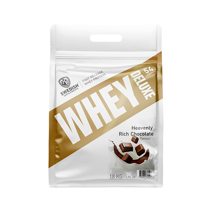 Swedish Supplements Whey Deluxe Vassleprotein 1800 g