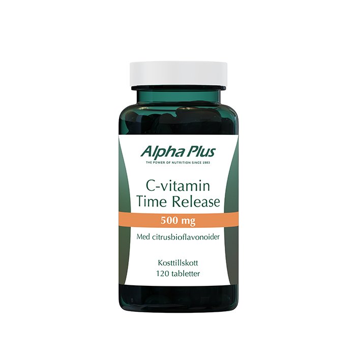 Alpha Plus C-vitamin Time Release 500 mg 120 tabletter