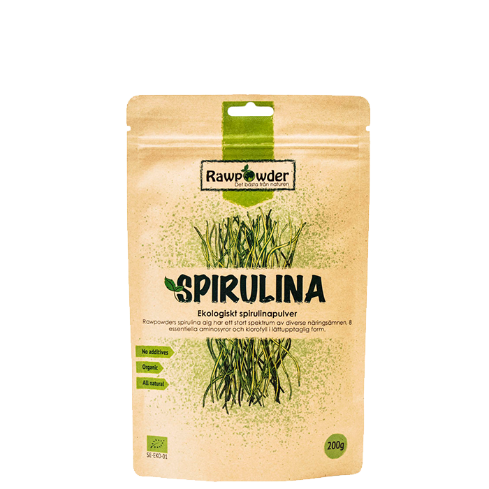 Ekologiskt Spirulinapulver 200 g