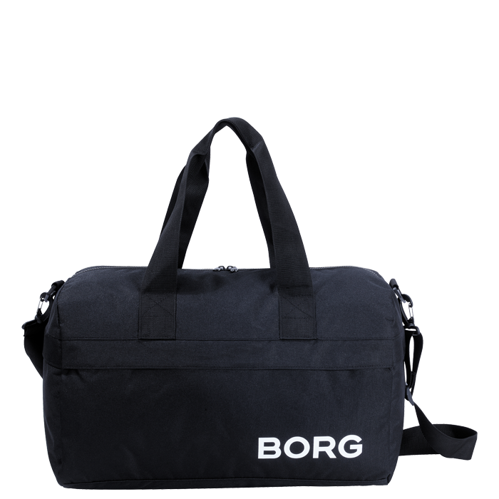 Borg Logo Sports Bag, Black Beauty