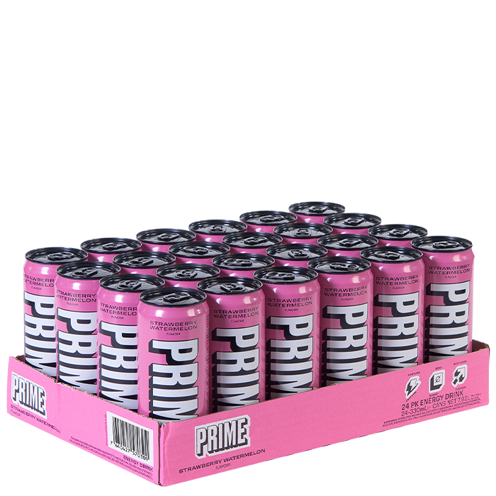 24 x Prime Energy Drink 330 ml Strawberry Watermelon