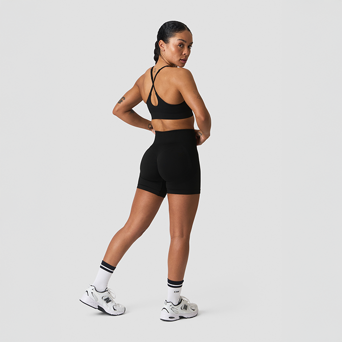 Sculpt Midi Shorts Svart