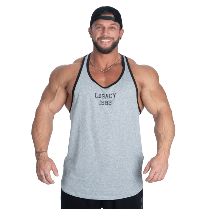 Legacy Essential T‑Back Linne Gr&aring;