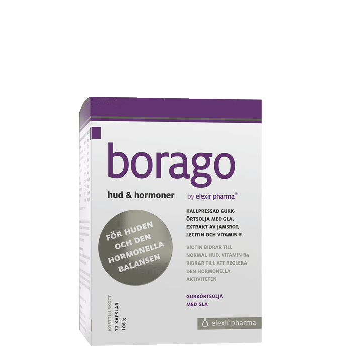Borago Hud & Hormoner, 72 kapslar