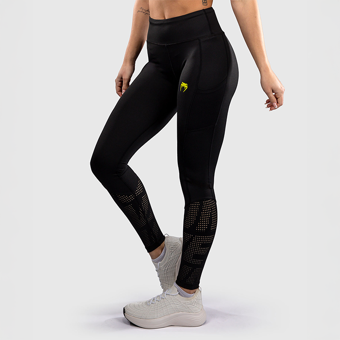 Venum Lazer Tr&auml;ningstights Svart Gul