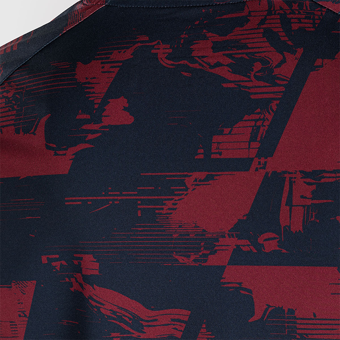 UFC Zenith by Venum Fight Week Dry Tech T shirt Bl&aring; R&ouml;d Gr&aring;