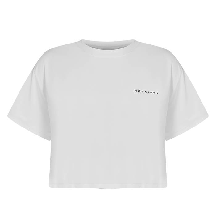 Röhnisch Loose Cropped Tee White