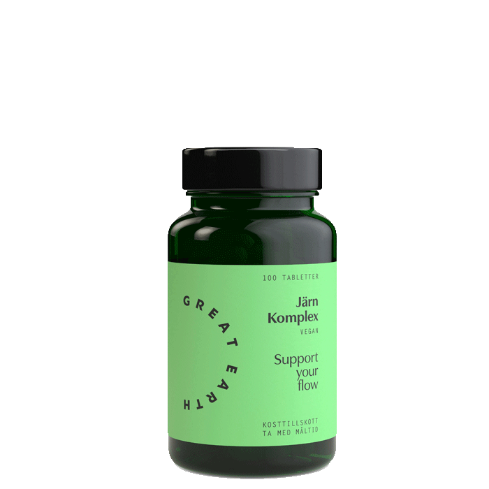 Great Earth Järn Komplex 25 mg 100 tabletter