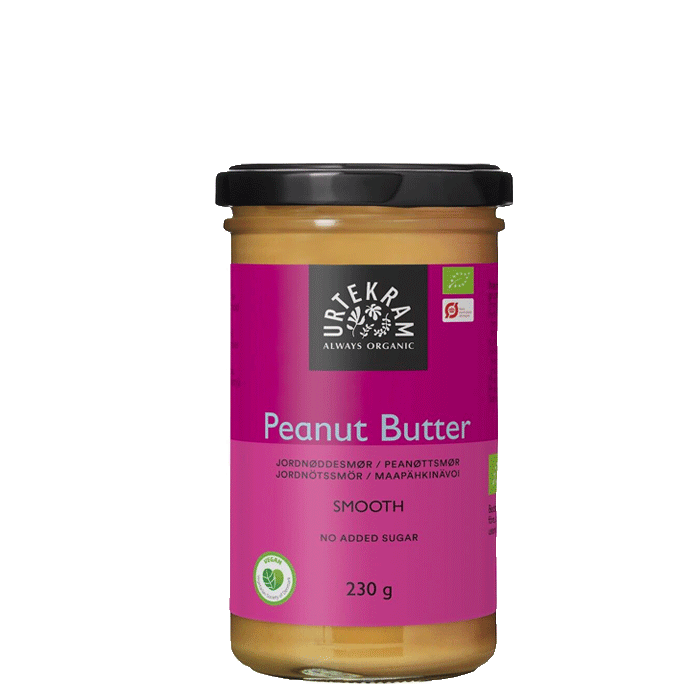 Urtekram Peanut Butter Smooth 230 g