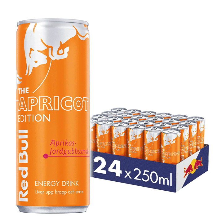 24 x Red Bull Energidryck 250 ml Apricot Edition