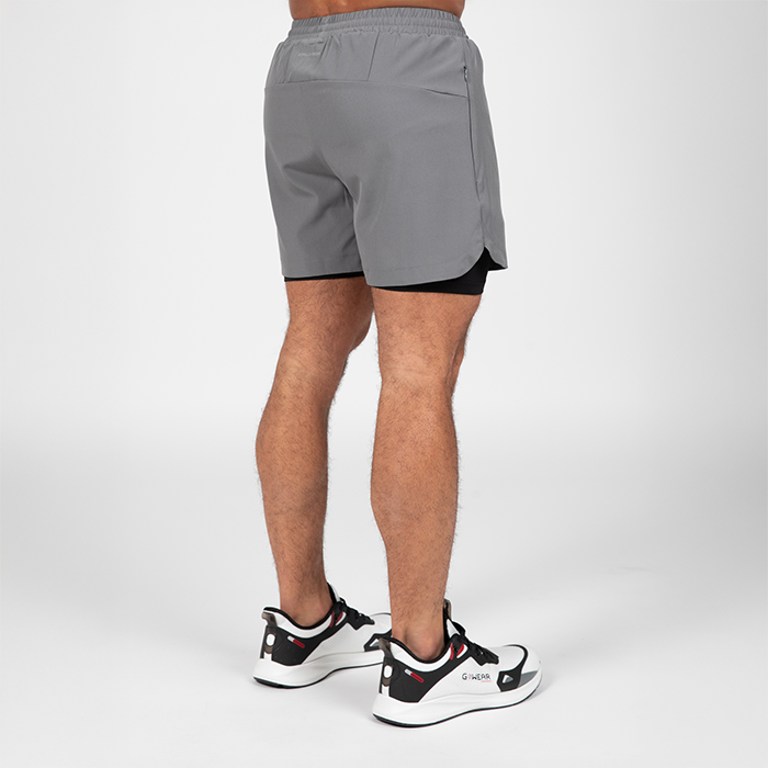 Cortez 2-In-1 Shorts Gr&aring;