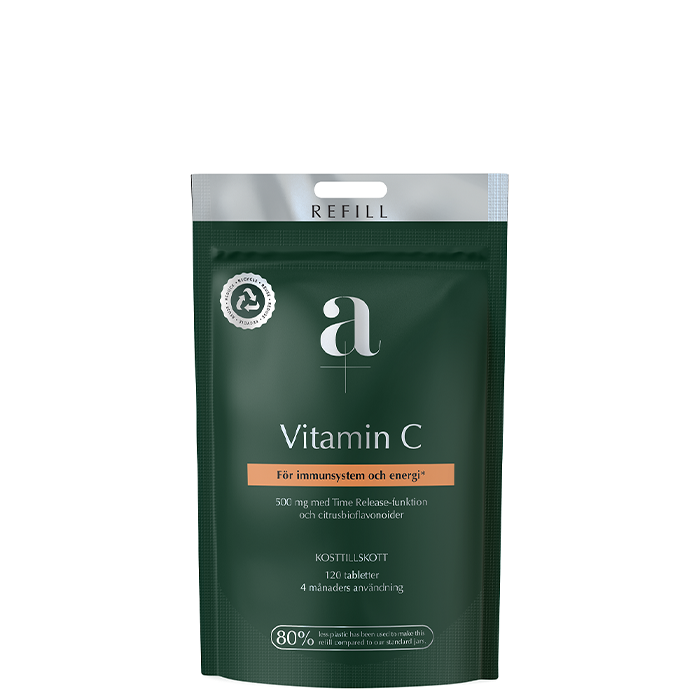 A+ Vitamin C 120 tabletter Refill