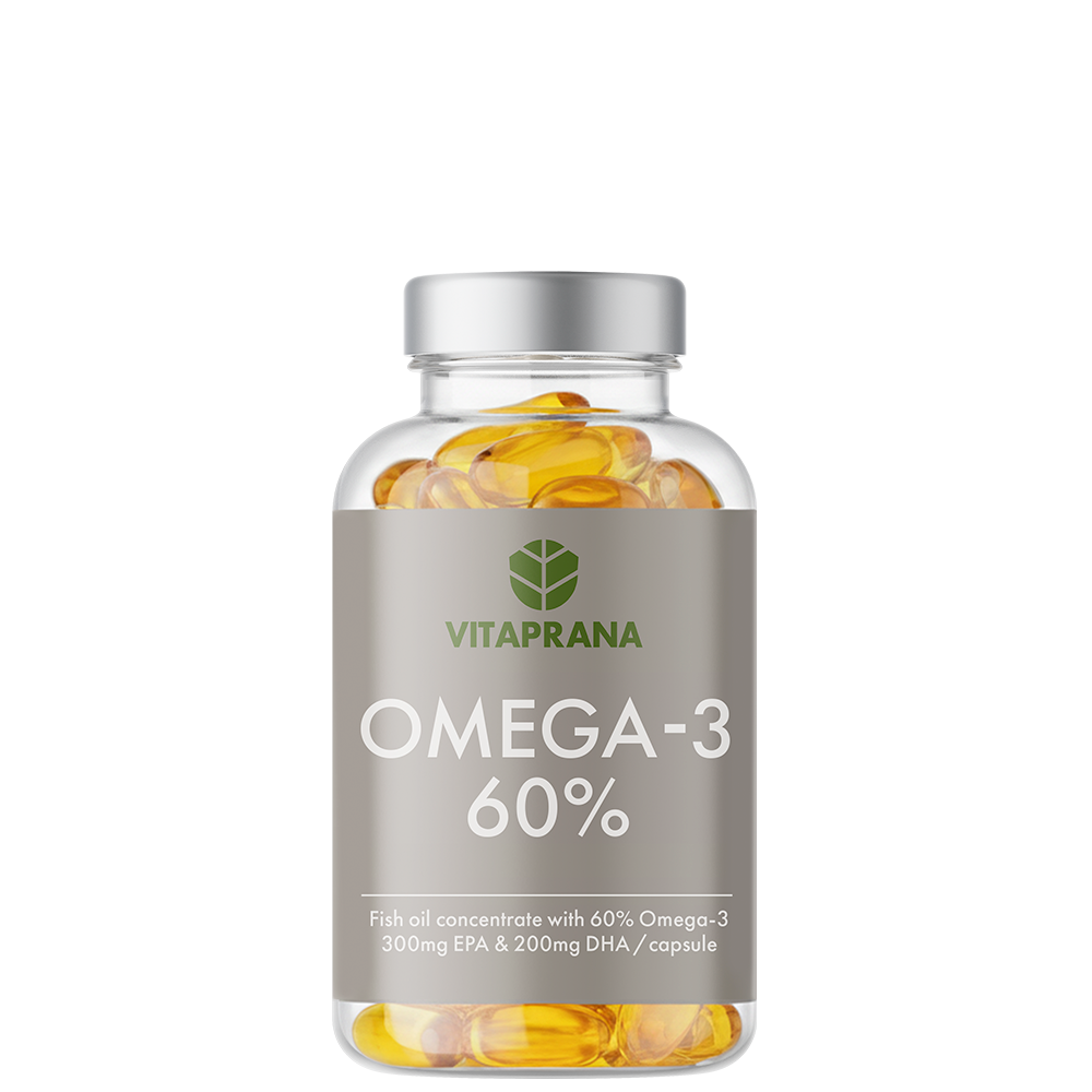 Omega-3 60% 80 kapslar - Vitaprana