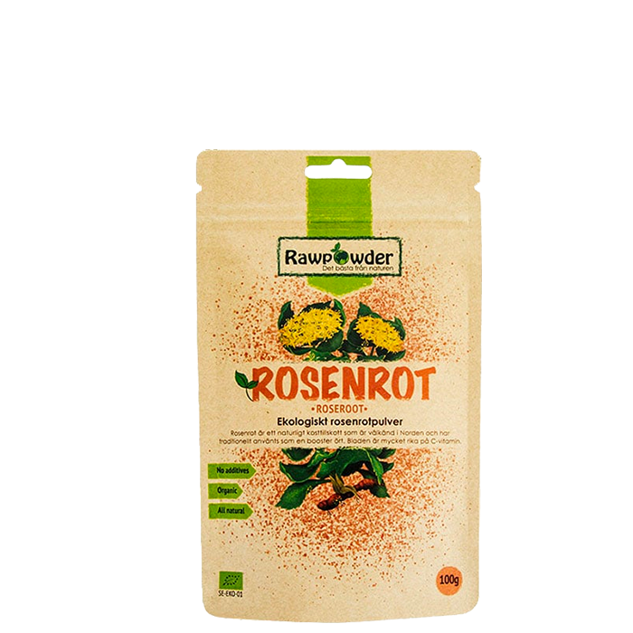 Läs mer om Ekologisk Rosenrotpulver, 100 g