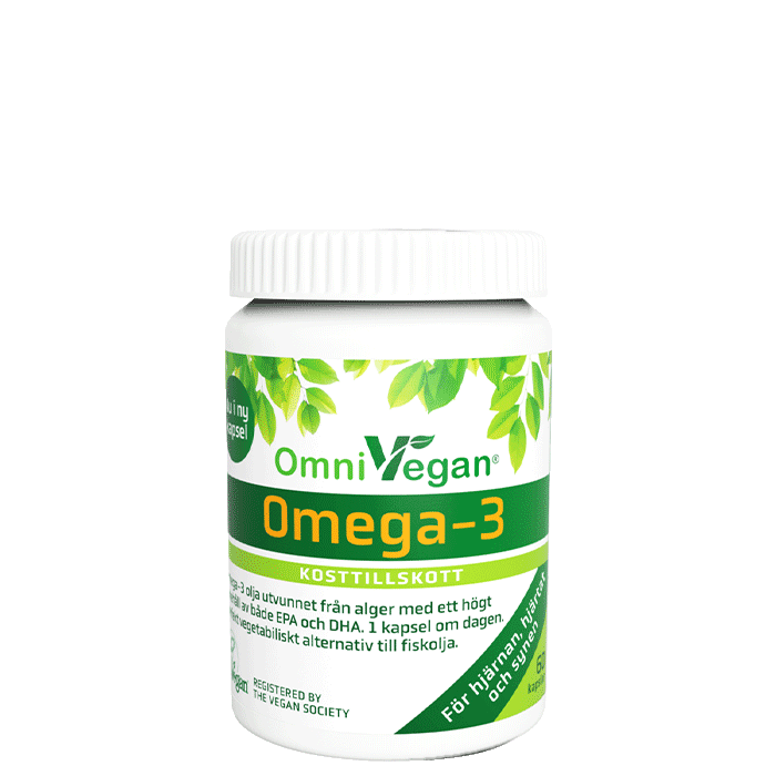 OmniVegan Omega-3, 60 kapslar