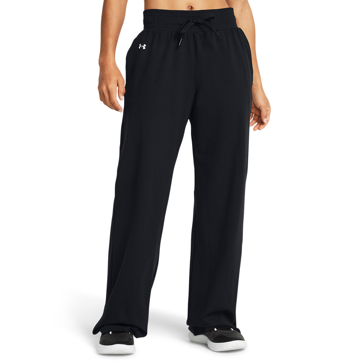 Motion Open Hem Byxor Svart