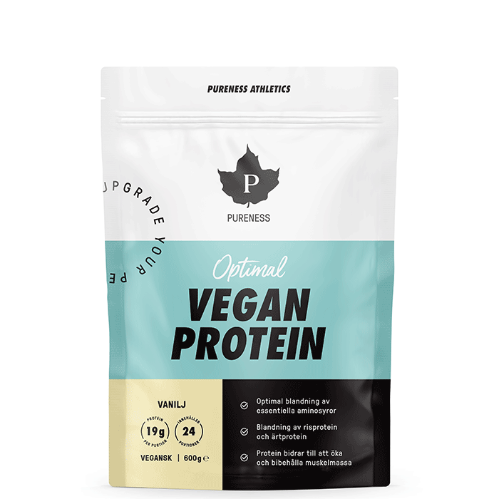 Athletics Optimal Eko Vegan Protein Vanillj, 600 g