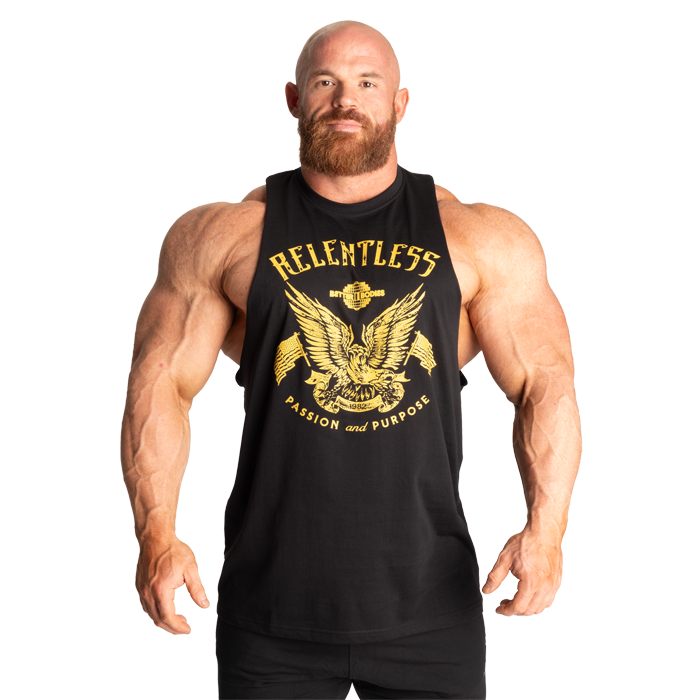 Relentless Cut Out T‑Shirt Svart Gul
