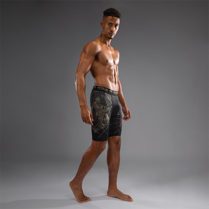 Santa Muerte 5.0 Vale Tudo Shorts Svart Guld