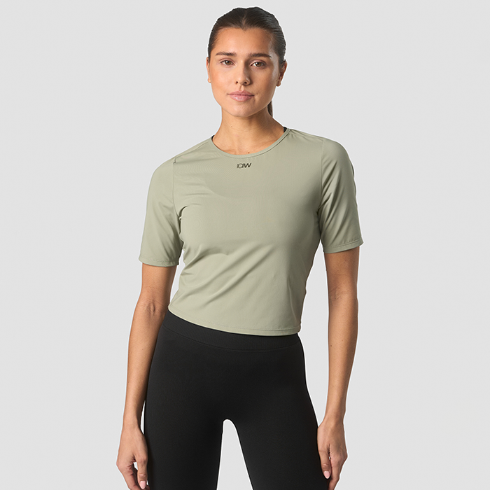 Charge Cropped Mid Sleeve Light Sea Green
