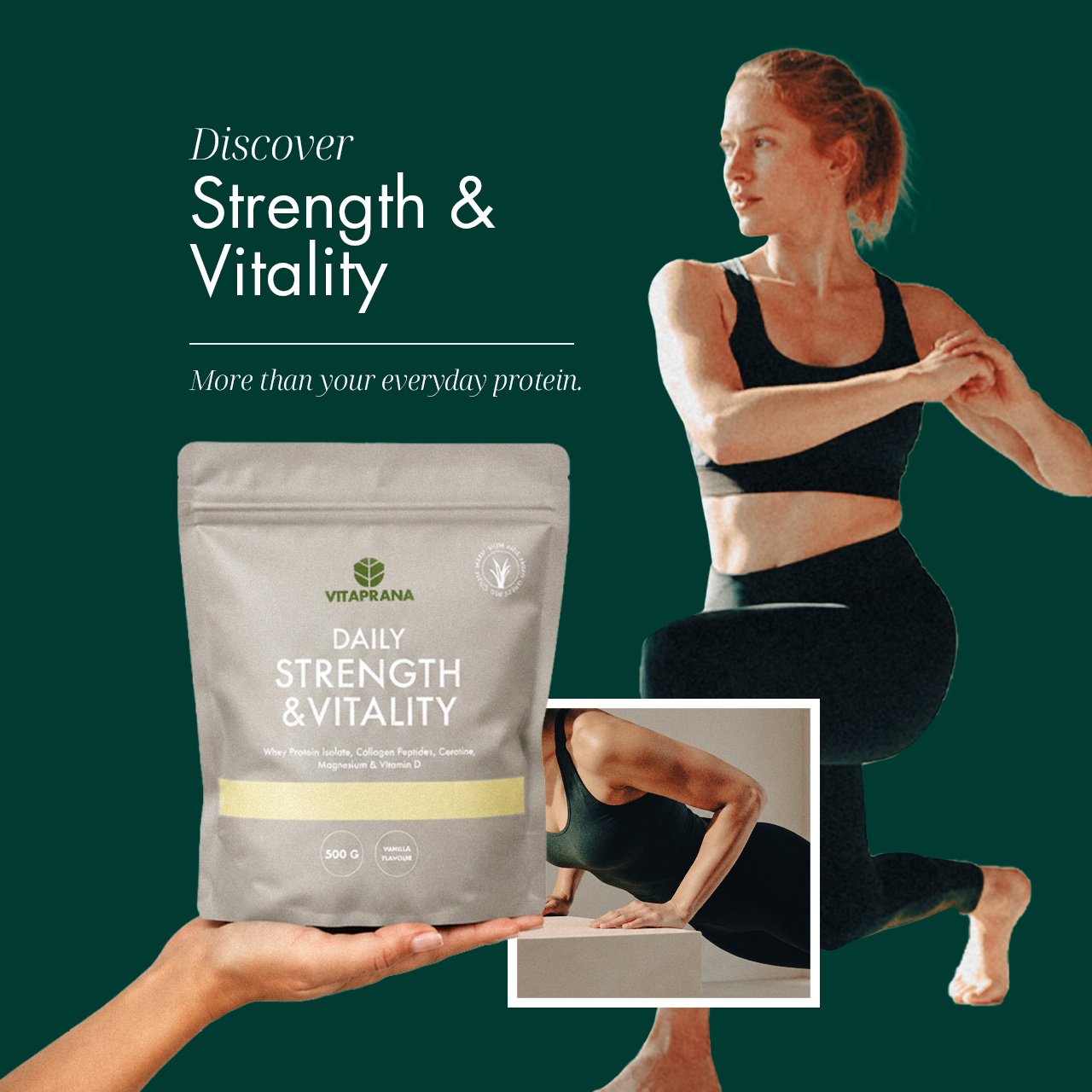 Daily Strength and vitality 500 g Proteinpulver