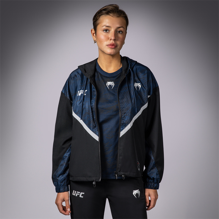 UFC Fusion by Venum Fight Week Women's Zip Hoodie Oceanic Blue