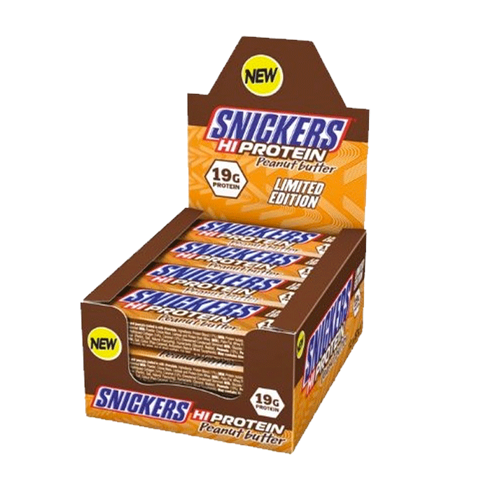 12 x Snickers Peanut Butter Protein Bar, 57 g